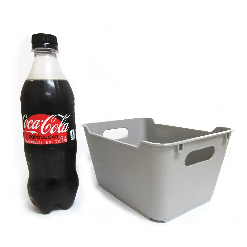 6 Pack Mini Bin Storage Container Baskets Organizers Small Trays Shelve Desk Set