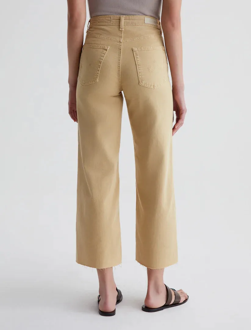 AG Saige Wide Leg Crop - Sulfur Aspen Yellow