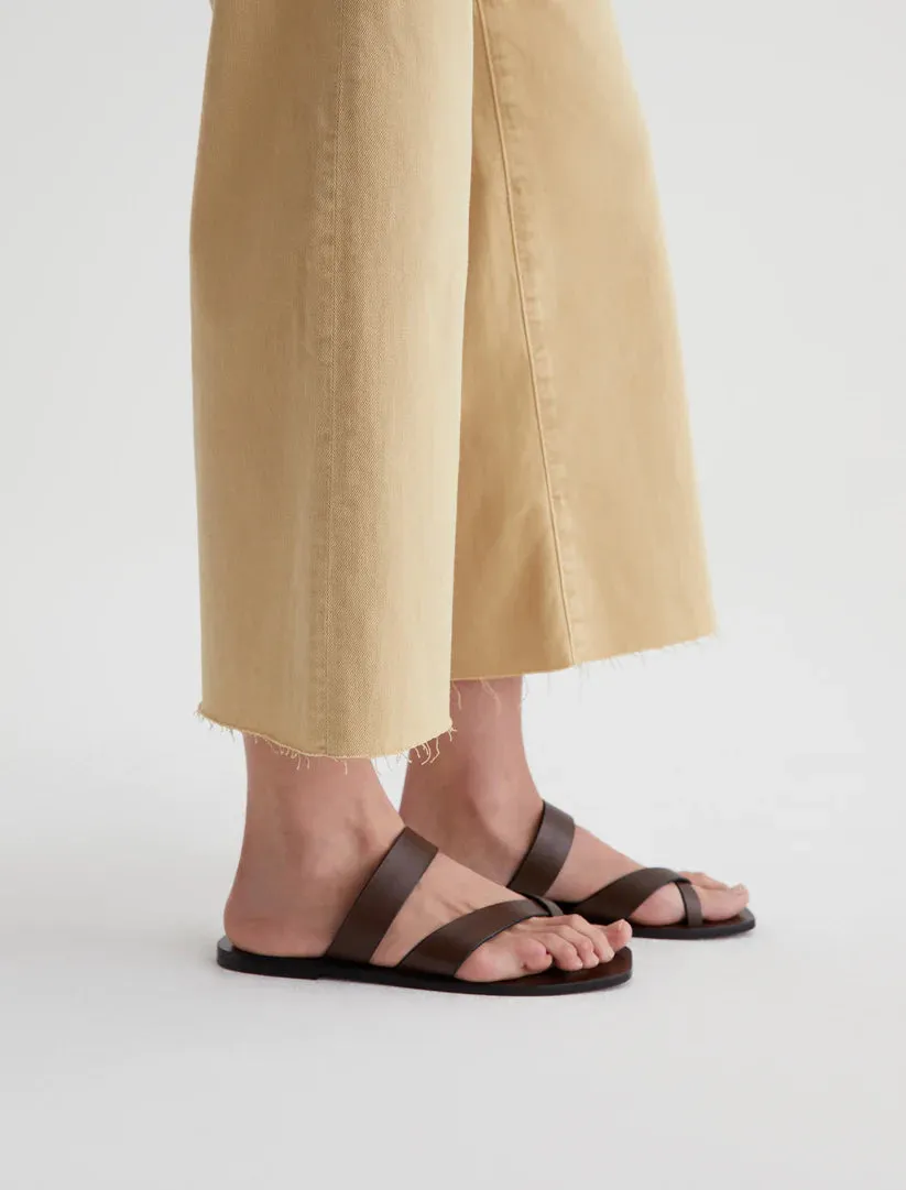 AG Saige Wide Leg Crop - Sulfur Aspen Yellow