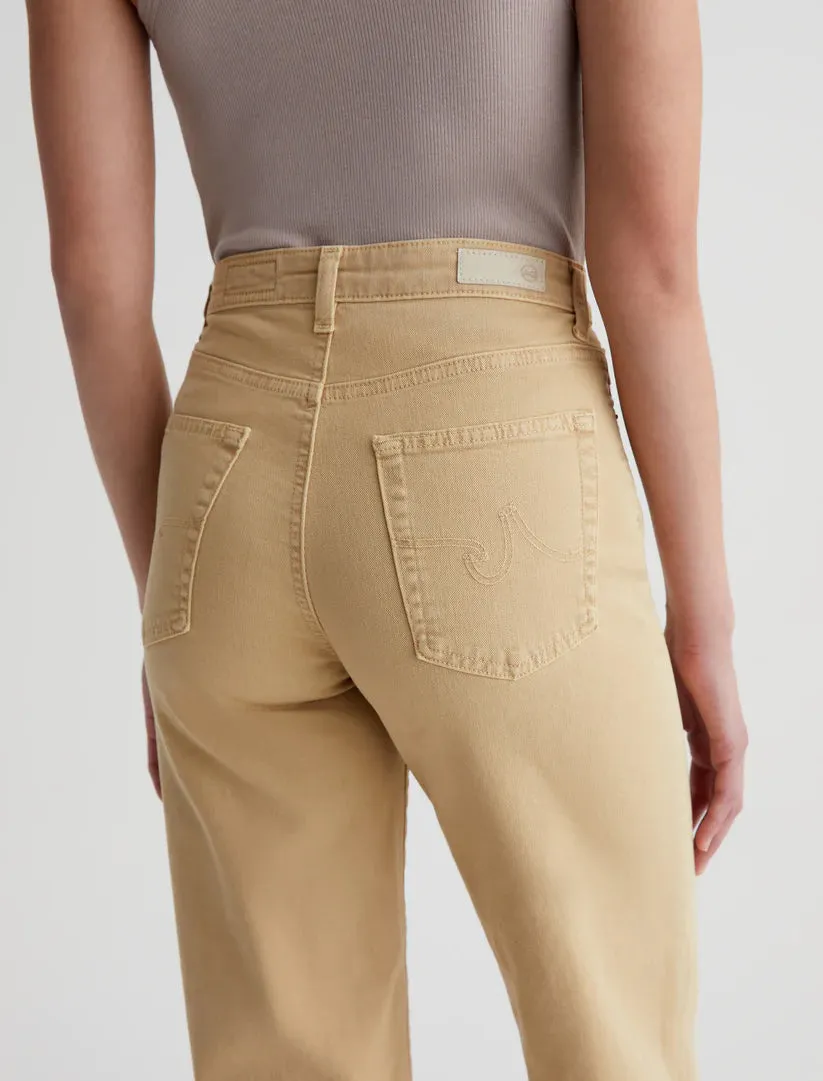 AG Saige Wide Leg Crop - Sulfur Aspen Yellow