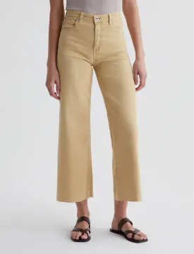 AG Saige Wide Leg Crop - Sulfur Aspen Yellow