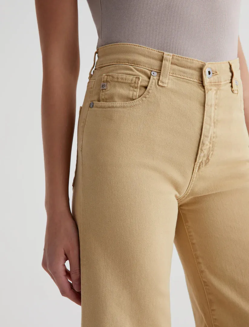 AG Saige Wide Leg Crop - Sulfur Aspen Yellow