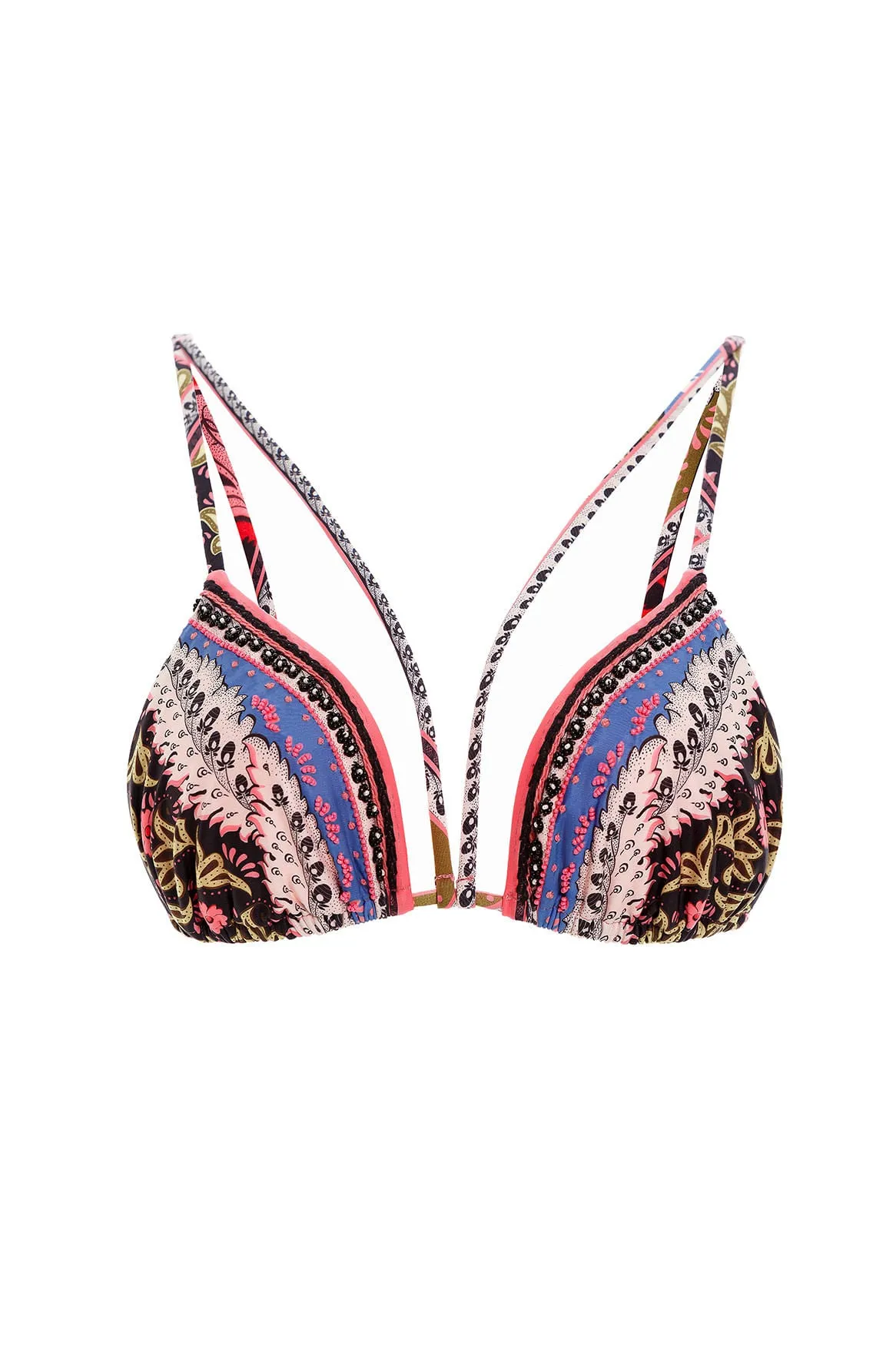Agua Bendita Antiq Halle Embroidered Top