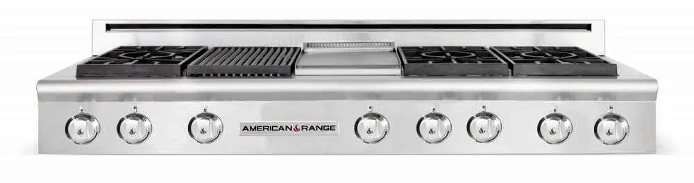 American Range AMERICANRANGELEGENDAROBSCT6062GR Legend 60 Inch Performer Rangetop