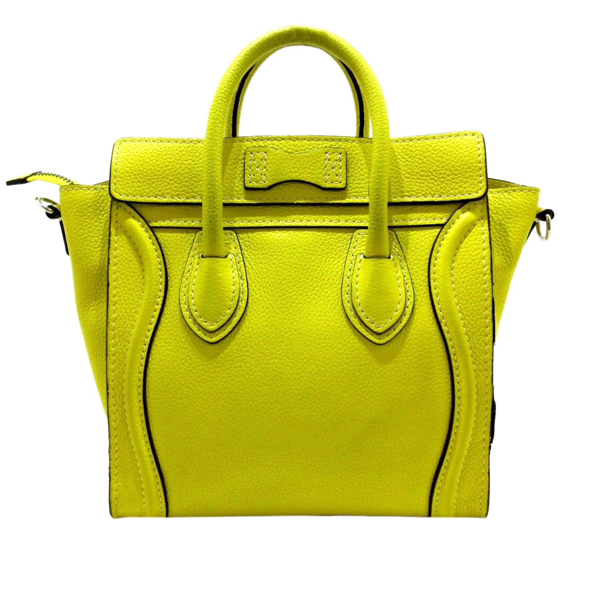Celine Nano Luggage Tote Leather Satchel (SHG-37945)