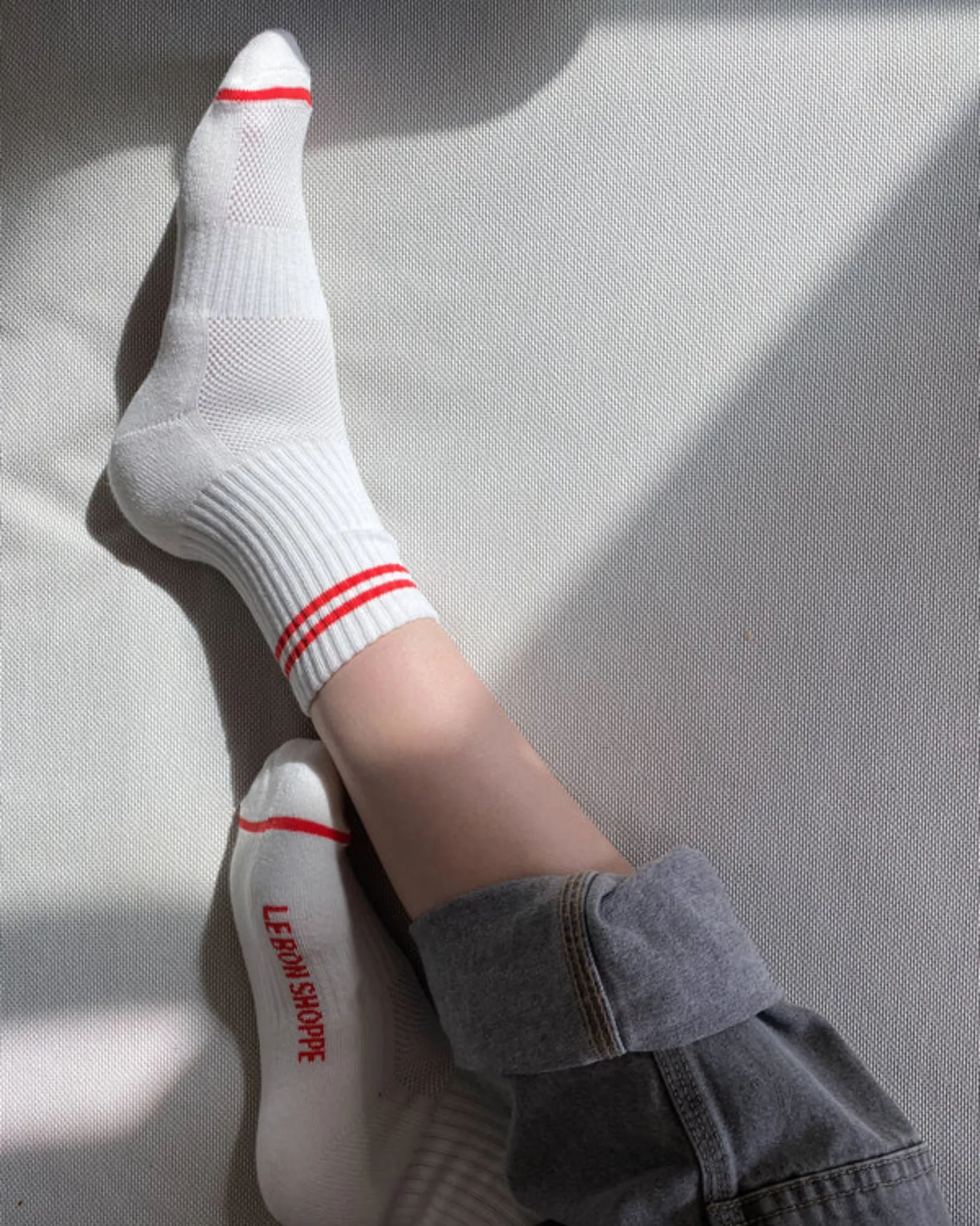 CLEAN WHITE BOYFRIEND - SOCK