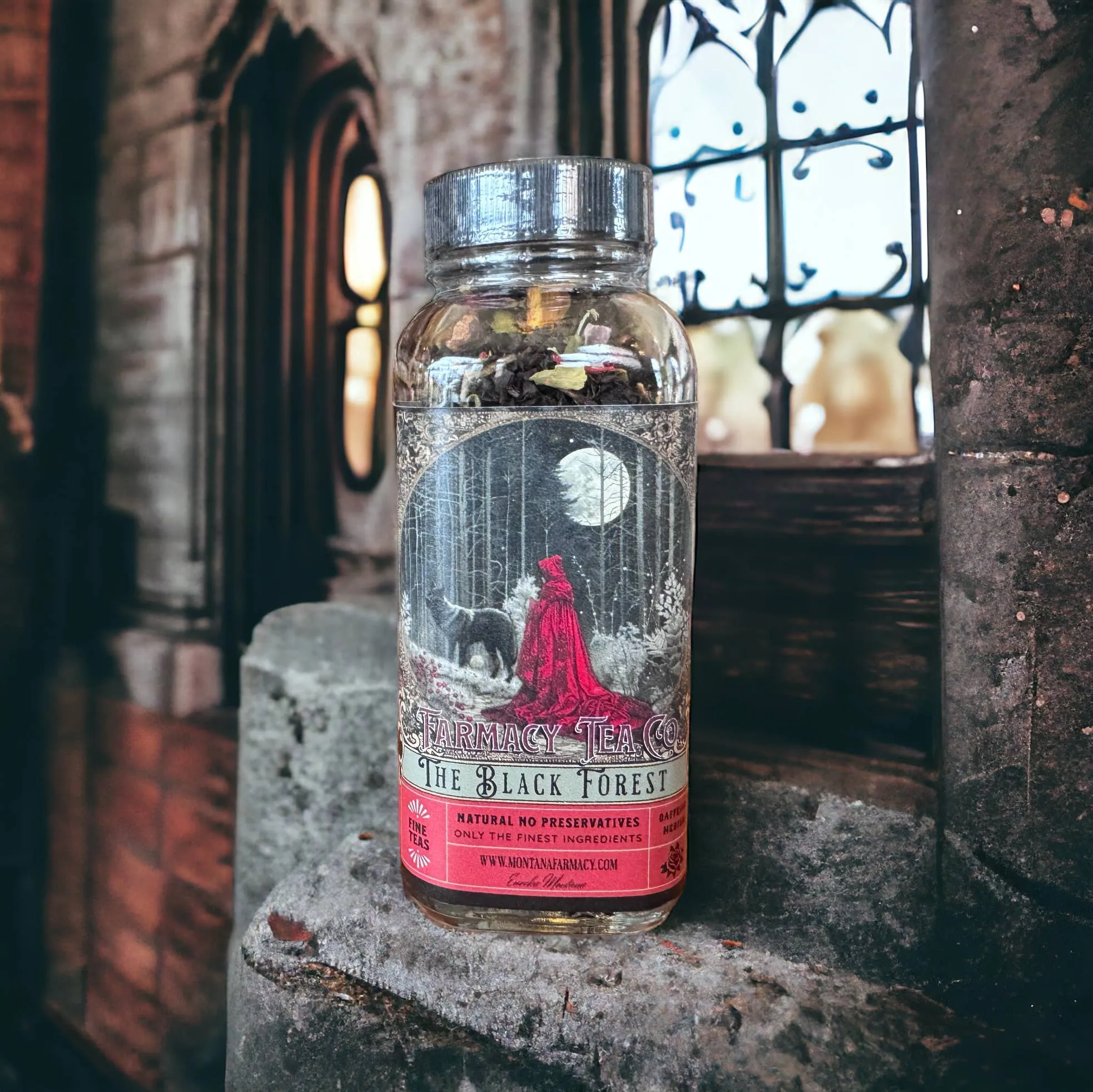 Deep in the Black Forest Vintage Victorian Dark Academia Tea