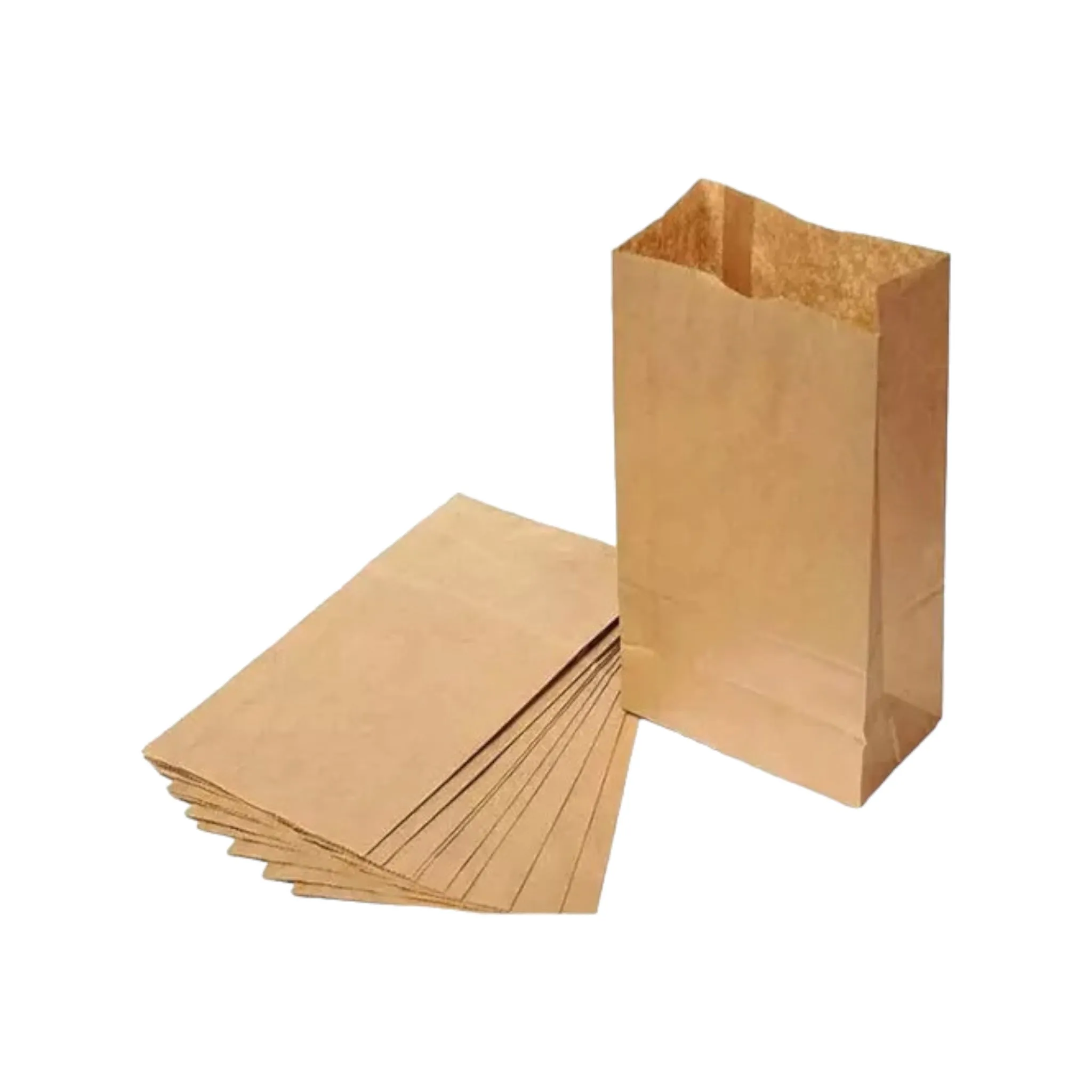 Kraft Paper Party Treats Bags Plain 24x13x8cm 10pack