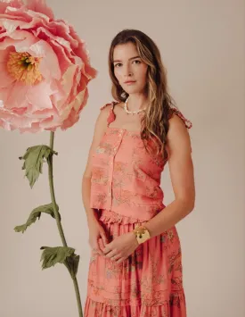 Mayfair Floral Print Top