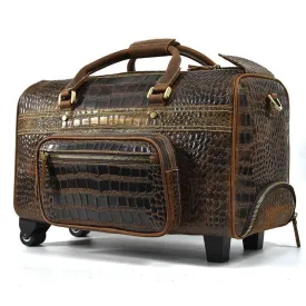 Mens Overnight Weekender Bag Large Capacity Textured