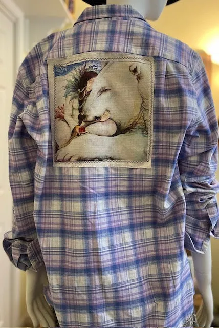 Polar Love Purple Plaid Shirt