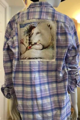 Polar Love Purple Plaid Shirt