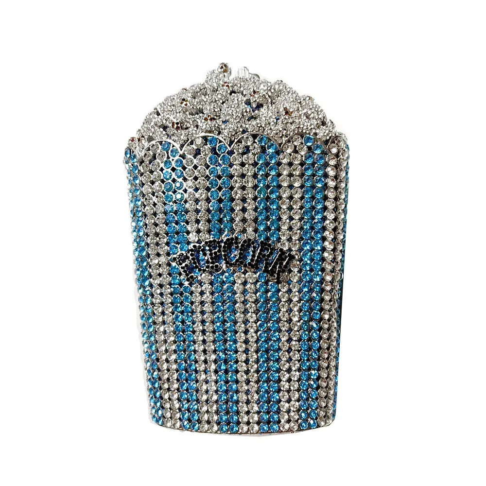 Popcorn Crystal Clutch Bags