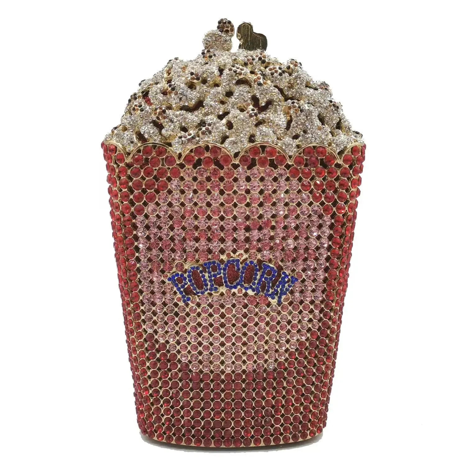 Popcorn Crystal Clutch Bags