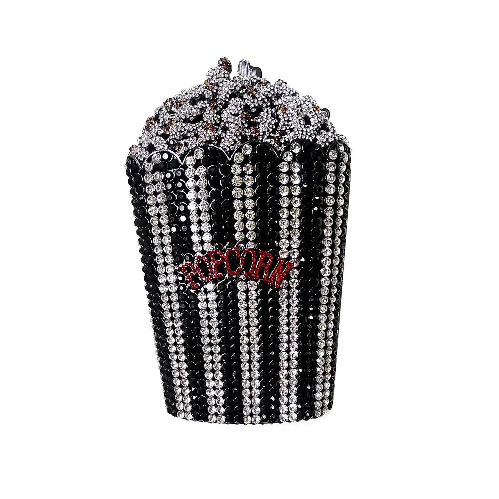 Popcorn Crystal Clutch Bags