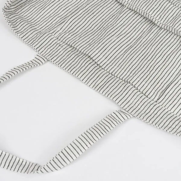 Studio Feder Tote Bag - Black Pin Stripe