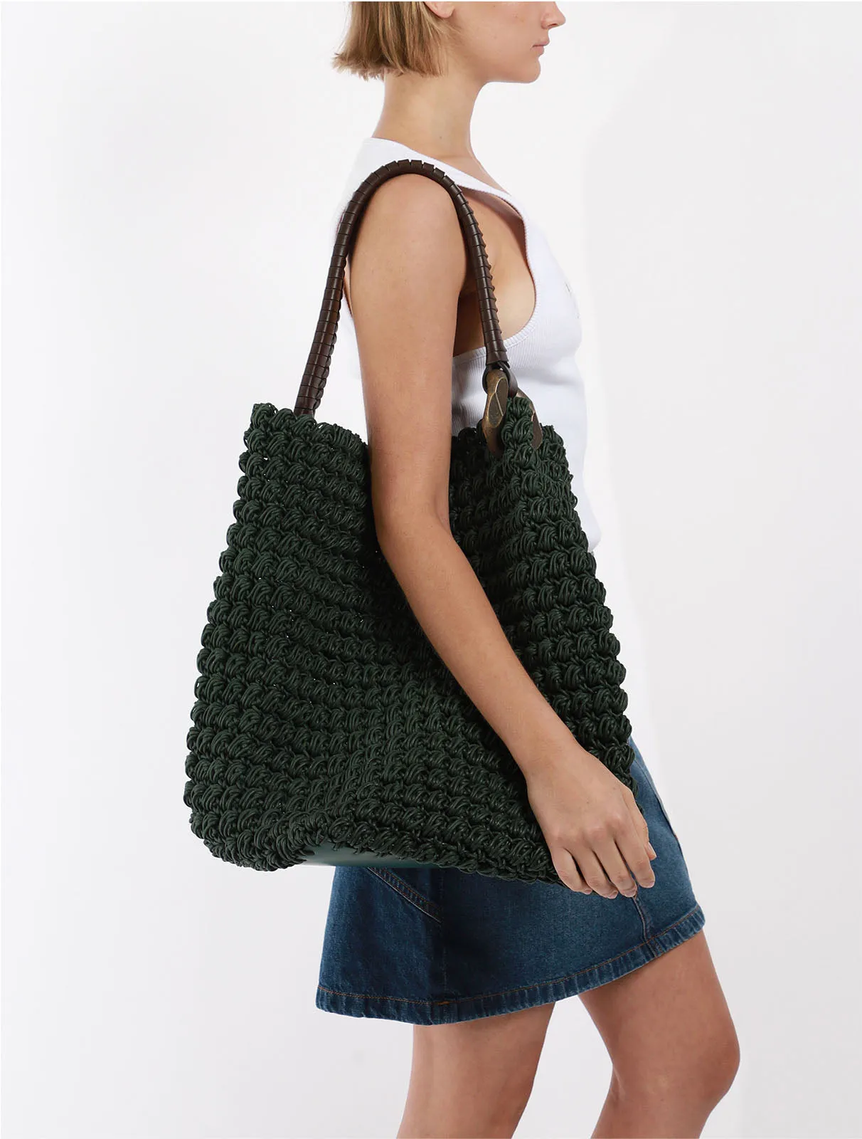The JWA XL Corner Bucket Bag