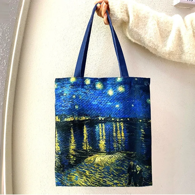 Vincent Van Gogh's Oil Painting Shoulder Bag Bag Art Student Artsy