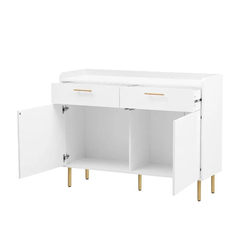 Wooden Storage Cabinet with Drawers