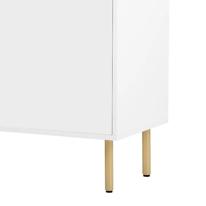 Wooden Storage Cabinet with Drawers