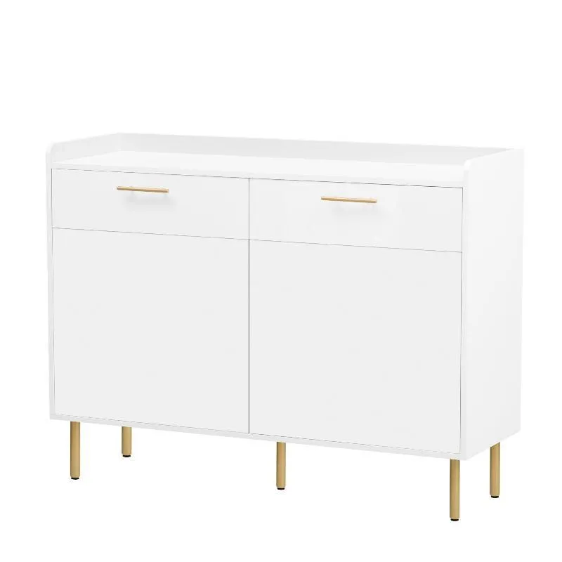 Wooden Storage Cabinet with Drawers