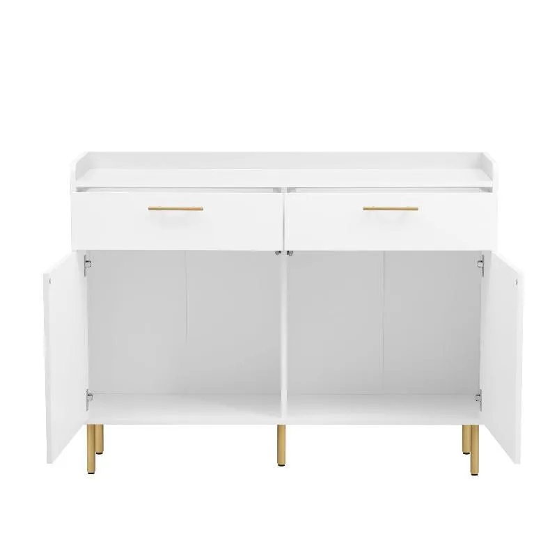 Wooden Storage Cabinet with Drawers