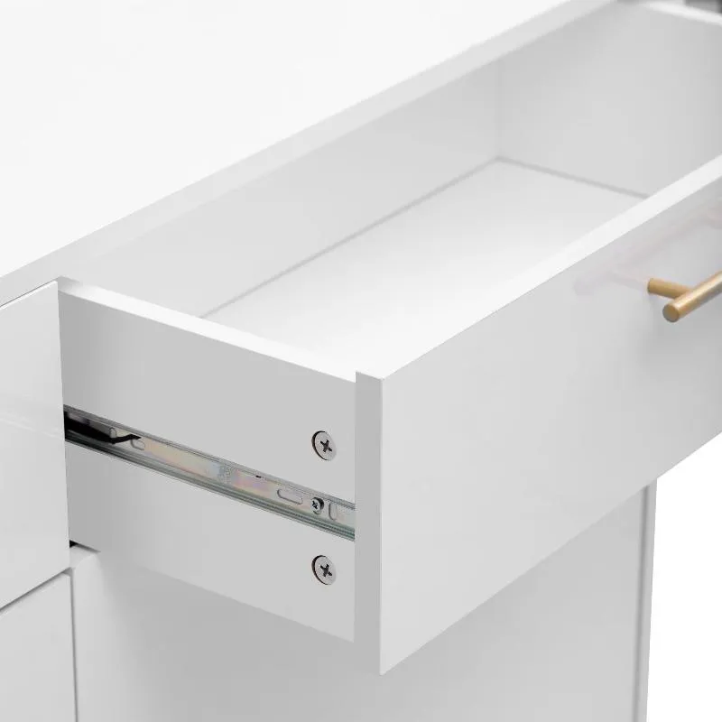 Wooden Storage Cabinet with Drawers